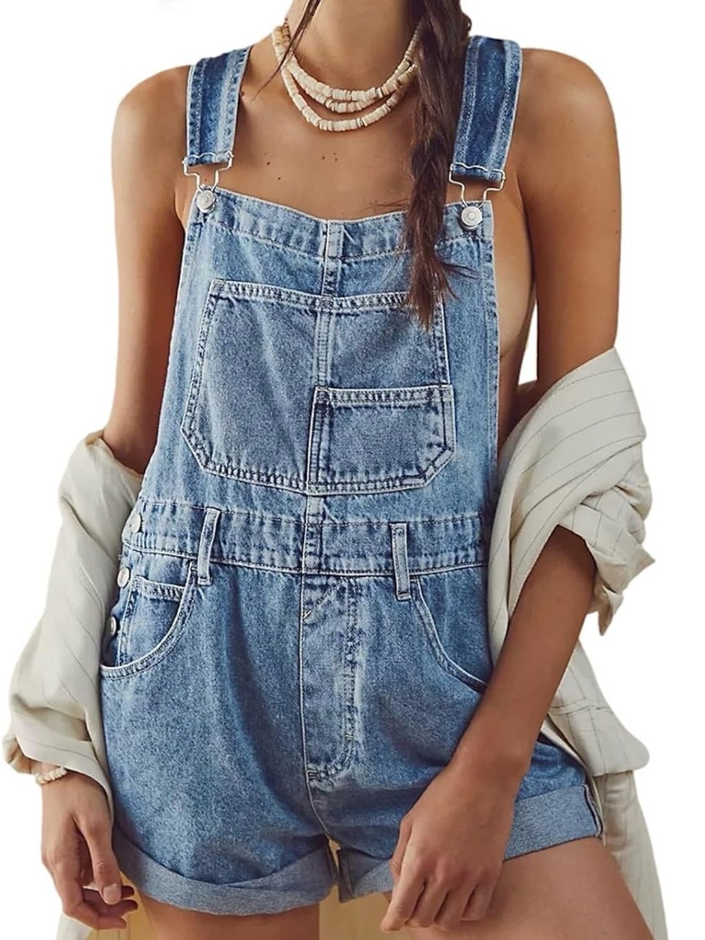 Free people ziggy shortalls small